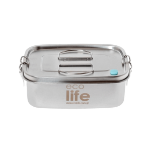 Ecolife - Ανοξείδωτο Φαγητοδοχείο 1lt Μονού Τοιχώματος