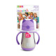 Munchkin - Cool Cat - Stainless Straw Cup - Purple