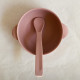 NoK Nok - Silicone Bowl With Lid | Dusty Pink
