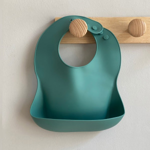 Nok Nok - Silicone Bib Forest Green