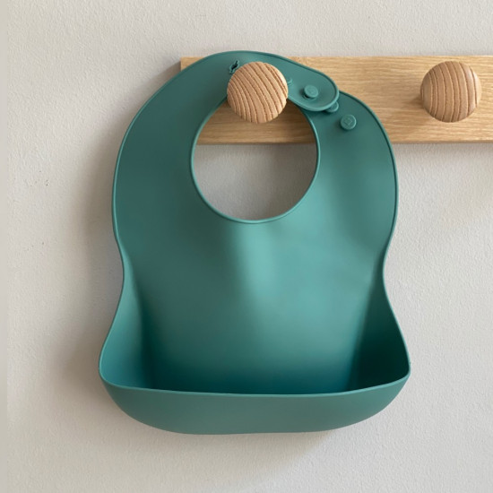 Nok Nok - Silicone Bib Forest Green