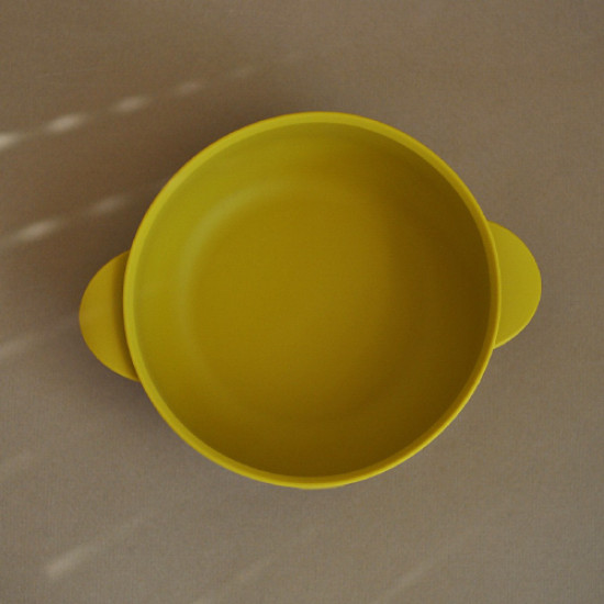 Nok Nok - Silicone Bowl With Lid | Curry