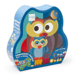 Scratch Europe - Owl Day/Night 2-sided 39pcs