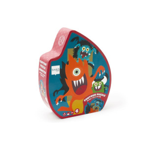 Scratch Europe - Contour Puzzle Monsters 40pcs