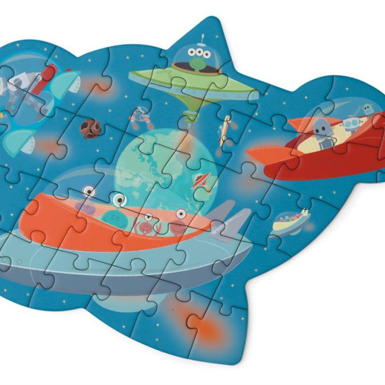 Scratch Europe - Contour Puzzle Space 31pcs