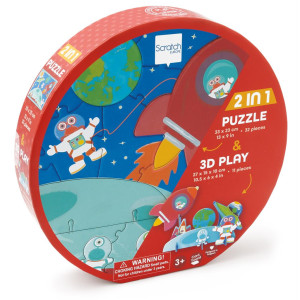 Scratch Europe - Puzzle 3D Space 32pcs
