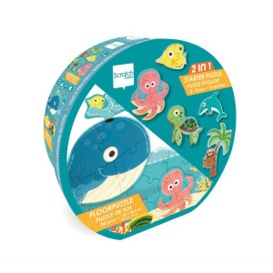 Scratch Europe - Floor And Starter Puzzle – Ocean